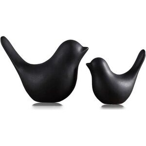 Small Animal Statues Home Decor Modern Style Black Decorative Ornaments